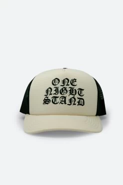 One Night Stand Trucker Cap - Cream -clothing One Night Stand Trucker Cap Cream 2