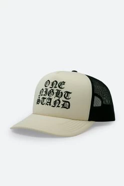 One Night Stand Trucker Cap - Cream -clothing One Night Stand Trucker Cap Cream 3