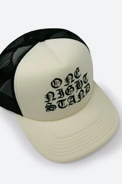 One Night Stand Trucker Cap - Cream -clothing One Night Stand Trucker Cap Cream 5