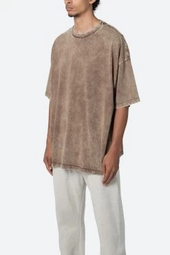 Oversized Acid Tee - Brown -clothing Oversized Acid Tee Brown 3