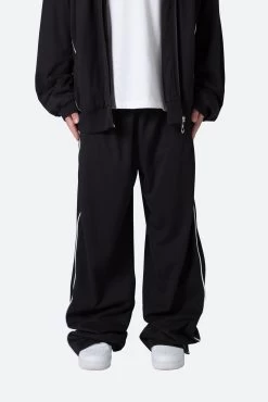 Oversized Jersey Track Pants - Black -clothing Oversized Jersey Track Pants Black 3