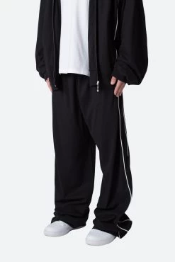 Oversized Jersey Track Pants - Black -clothing Oversized Jersey Track Pants Black 4