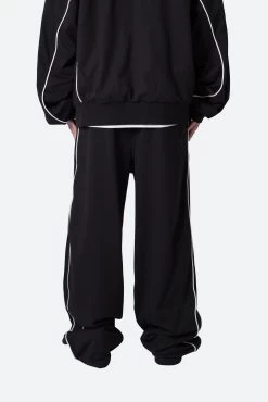 Oversized Jersey Track Pants - Black -clothing Oversized Jersey Track Pants Black 6