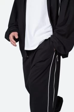Oversized Jersey Track Pants - Black -clothing Oversized Jersey Track Pants Black 7