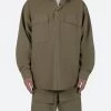 Oversized Utility Shirt - Olive 2 Oversized Utility Shirt - Olive -clothing Oversized Utility Shirt Olive