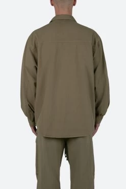 Oversized Utility Shirt - Olive 15 Oversized Utility Shirt - Olive -clothing Oversized Utility Shirt Olive 6