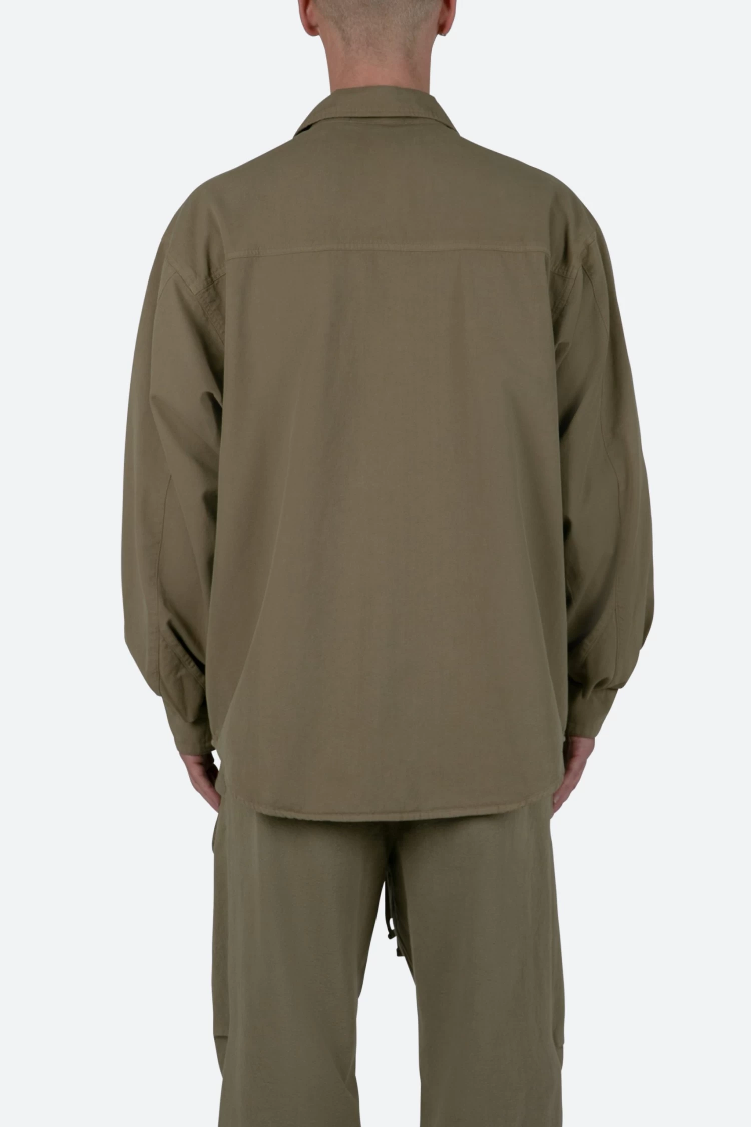 Oversized Utility Shirt - Olive 8 Oversized Utility Shirt - Olive - Image 6
