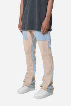 Painter Flare Denim - Khaki -clothing Painter Flare Denim Khaki 4
