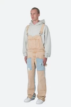 Painter Flare Overalls - Khaki -clothing Painter Flare Overalls Khaki 4