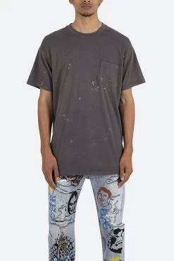 Painter Pocket Tee - Charcoal Grey
