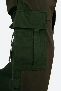 Paneled Cargo Pants - Olive -clothing Paneled Cargo Pants Olive 8