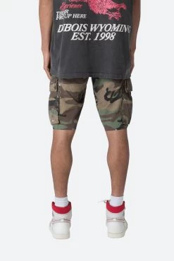 Paneled Cargo Shorts - Camo -clothing Paneled Cargo Shorts Camo 5