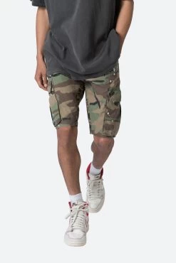 Paneled Cargo Shorts - Camo -clothing Paneled Cargo Shorts Camo 6