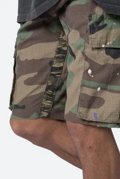 Paneled Cargo Shorts - Camo -clothing Paneled Cargo Shorts Camo 8