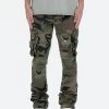 Patch Pocket Flare Cargo Pants - Camo -clothing Patch Pocket Flare Cargo Pants Camo
