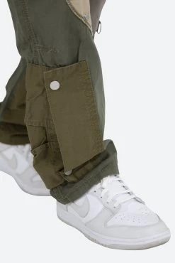 Patchwork Cargo Pants - Olive -clothing Patchwork Cargo Pants Olive 9