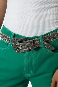 Patterned Caviar Belt - Black 10 Patterned Caviar Belt - Black -clothing Patterned Caviar Belt Black 4