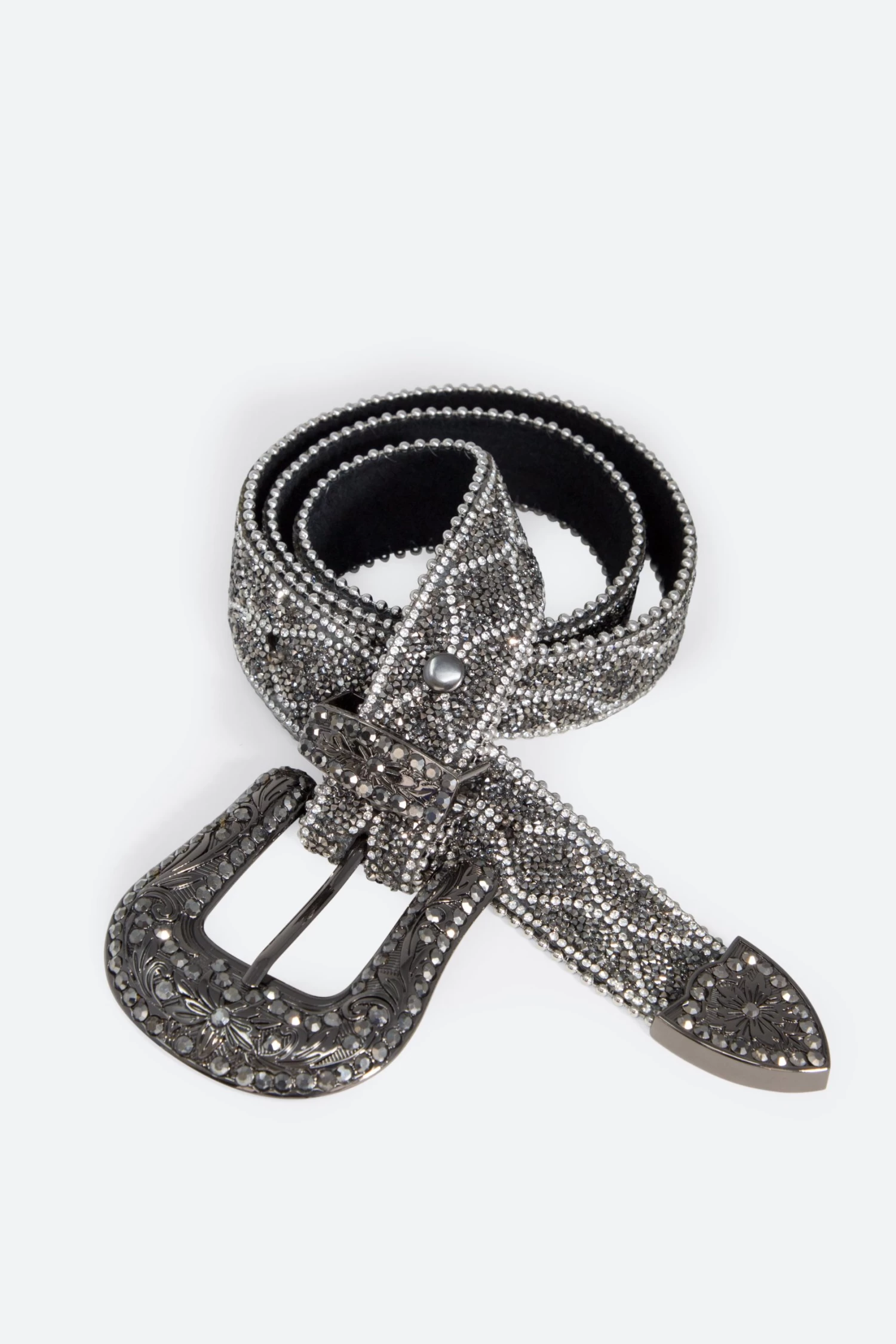 Patterned Caviar Belt - Black 3 Patterned Caviar Belt - Black