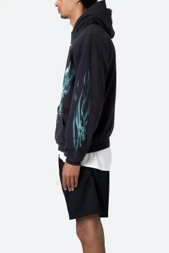 Phoenix Hoodie - Washed Black -clothing Phoenix Hoodie Washed Black 4