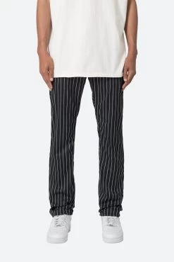 Pinstripe Pants - Black/White -clothing Pinstripe Pants BlackWhite 3