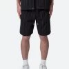 Pinstripe Shorts - Black 1 Pinstripe Shorts - Black -clothing Pinstripe Shorts Black