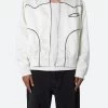 Piped Zip Up Jacket - Off White 2 Piped Zip Up Jacket - Off White -clothing Piped Zip Up Jacket Off White