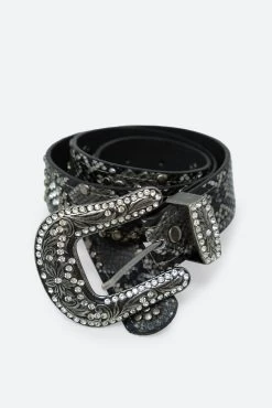 Python Mixed Studded Belt - Multi