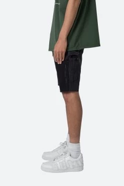 R118 Denim Shorts - Black 13 R118 Denim Shorts - Black -clothing R118 Denim Shorts Black 4