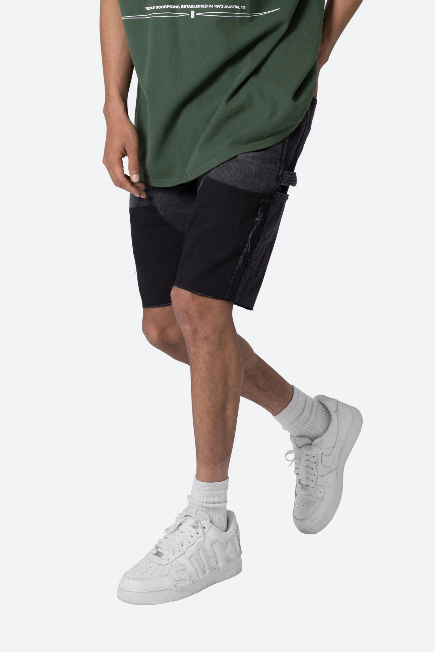 R118 Denim Shorts - Black 8 R118 Denim Shorts - Black - Image 6