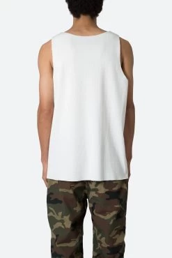 Raw Edge Thermal Tank - Off White -clothing Raw Edge Thermal Tank Off White 5