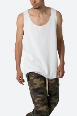 Raw Edge Thermal Tank - Off White -clothing Raw Edge Thermal Tank Off White 6