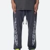 Relaxed Flame Sweatpants - Washed Black -clothing Relaxed Flame Sweatpants Washed Black