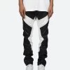 S192 Leather Pants - Black/White -clothing S192 Leather Pants BlackWhite