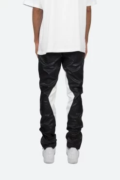 S192 Leather Pants - Black/White -clothing S192 Leather Pants BlackWhite 6
