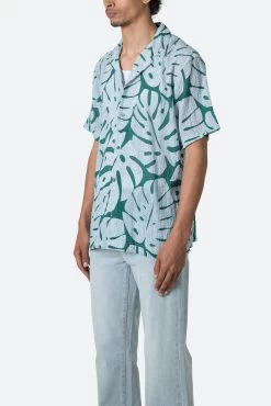 S/S Button Up Shirt - Jungle Print -clothing SS Button Up Shirt Jungle Print 4