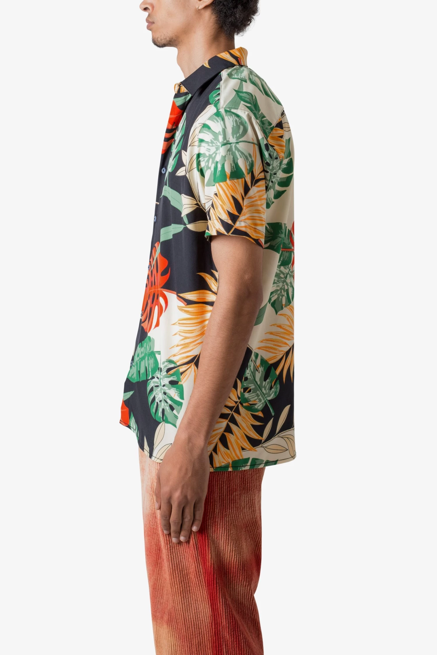 S/S Button Up Shirt - Tropical Print 7 S/S Button Up Shirt - Tropical Print - Image 5