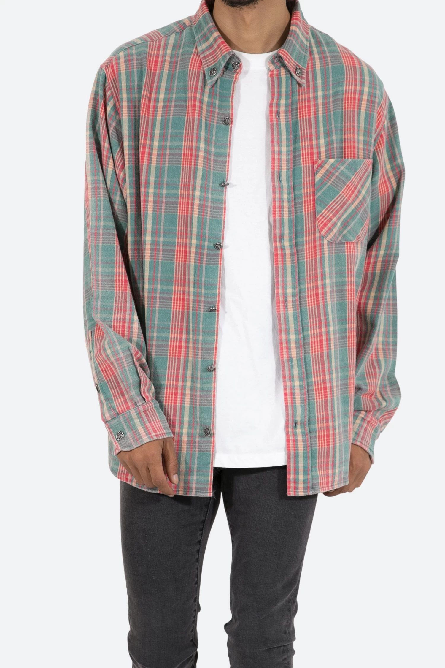 Scorpion Vintage Flannel - Red/Blue 4 Scorpion Vintage Flannel - Red/Blue - Image 2