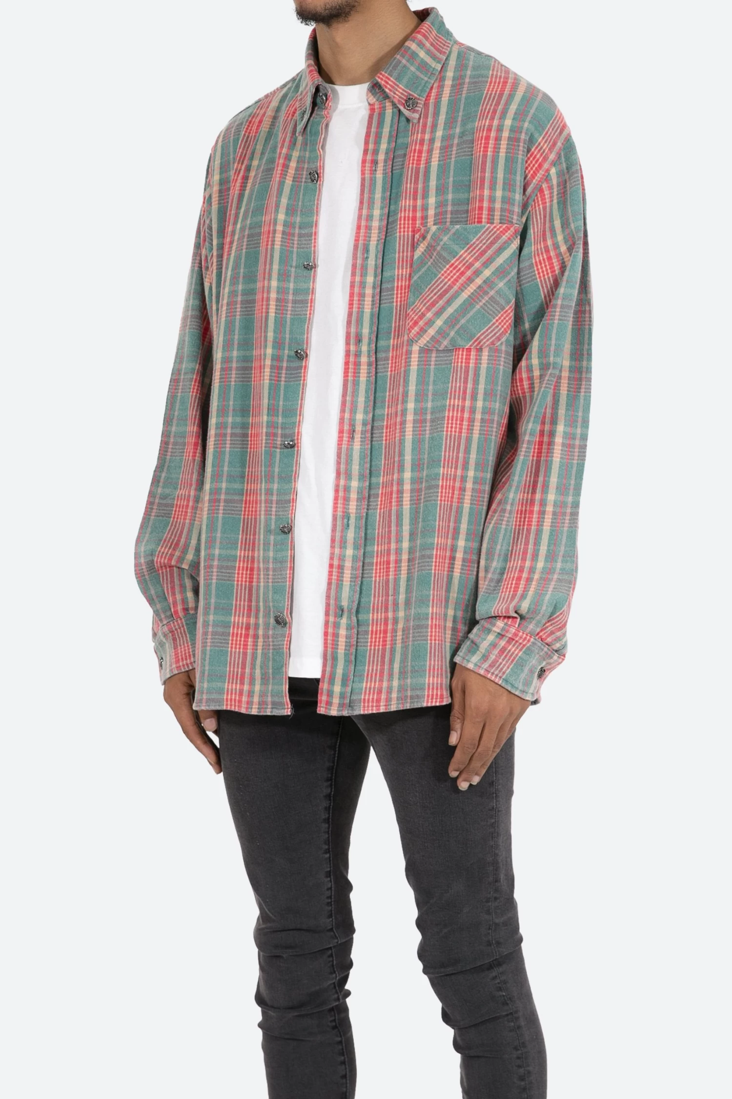 Scorpion Vintage Flannel - Red/Blue 5 Scorpion Vintage Flannel - Red/Blue - Image 3