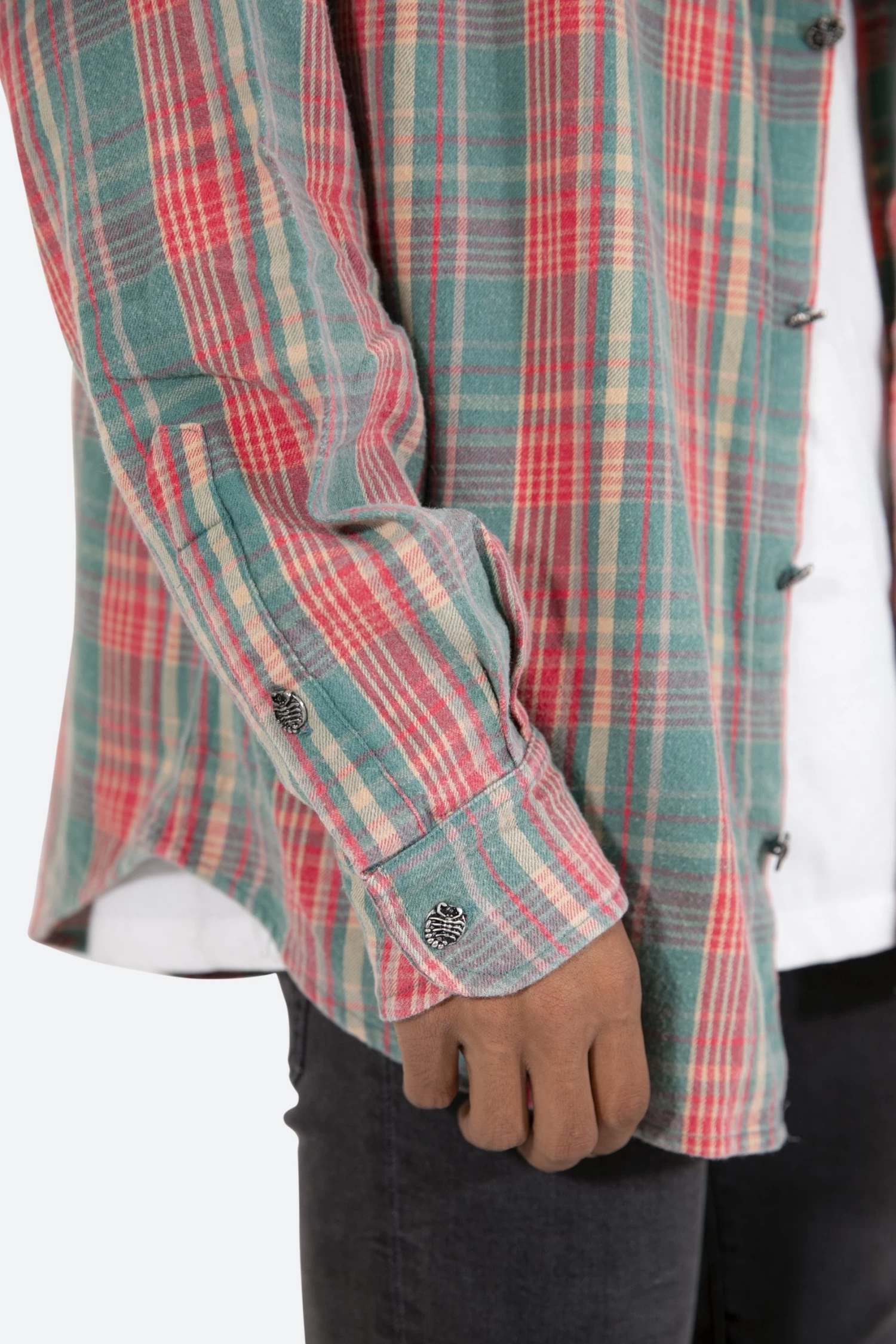 Scorpion Vintage Flannel - Red/Blue 9 Scorpion Vintage Flannel - Red/Blue - Image 7