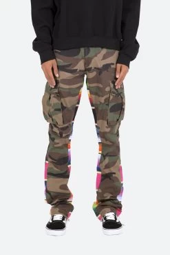 Serape Bootcut Cargo Pants - Camo -clothing Serape Bootcut Cargo Pants Camo 3