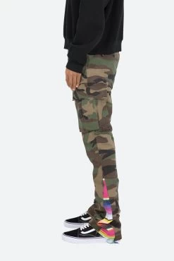 Serape Bootcut Cargo Pants - Camo -clothing Serape Bootcut Cargo Pants Camo 5