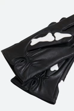 Skeleton Gloves - Black/White -clothing Skeleton Gloves BlackWhite 4