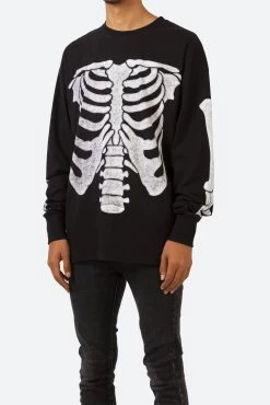 Skeleton L/S Tee - Black 11 Skeleton L/S Tee - Black -clothing Skeleton LS Tee Black 3 a9d1541f fec7 41fe a646 e2bea4579d53