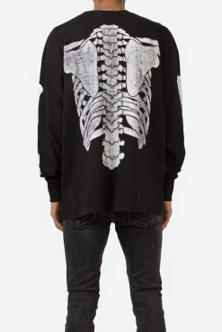 Skeleton L/S Tee - Black 13 Skeleton L/S Tee - Black -clothing Skeleton LS Tee Black 5 ae313511 97eb 4a34 8170 5c0af87dba68