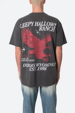 Sleepy Hallows Tee - Washed Black -clothing Sleepy Hallows Tee Washed Black 6
