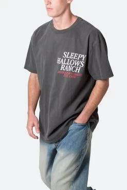 Sleepy Hallows Tee - Washed Black -clothing Sleepy Hallows Tee Washed Black 7