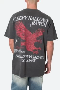 Sleepy Hallows Tee - Washed Black -clothing Sleepy Hallows Tee Washed Black 8