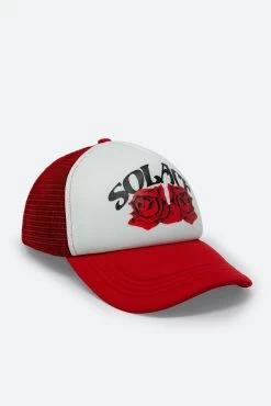 Solace Trucker Cap - Red/White -clothing Solace Trucker Cap RedWhite 3