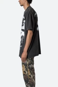 Soundscape Tee - Washed Black -clothing Soundscape Tee Washed Black 4