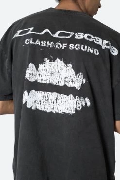 Soundscape Tee - Washed Black -clothing Soundscape Tee Washed Black 7